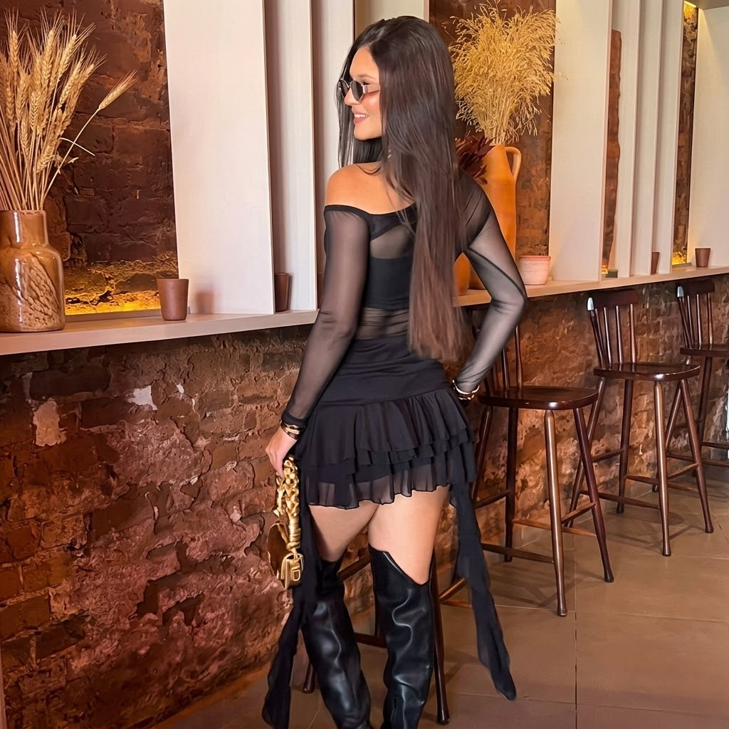 Vestido Tule