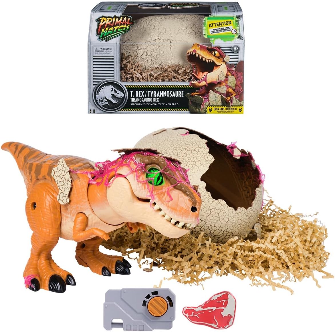 Dinossauro Interativo - Primal Hatch T.Rex