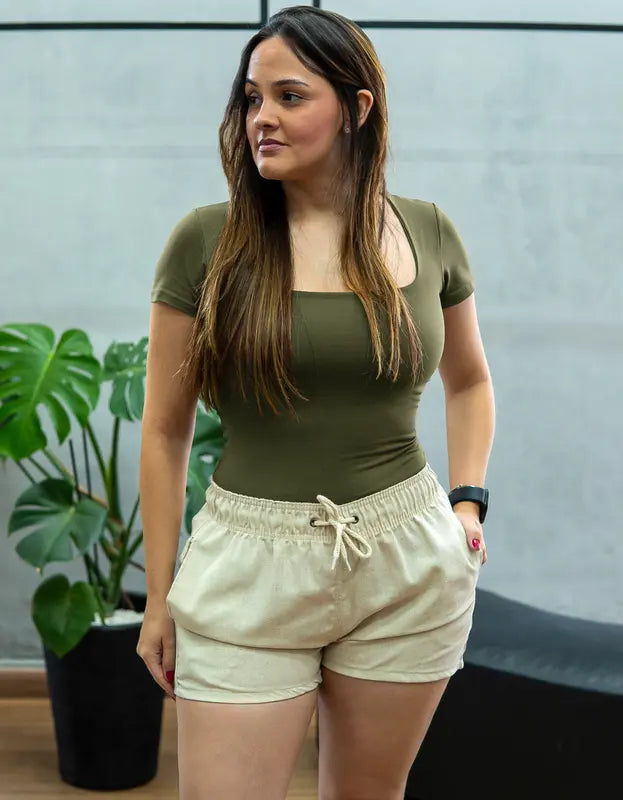 Shorts Linho Feminino