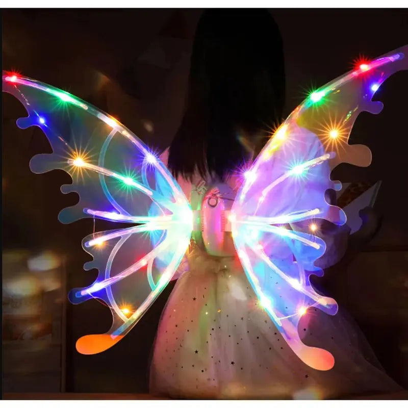 Asas com Luzes LED